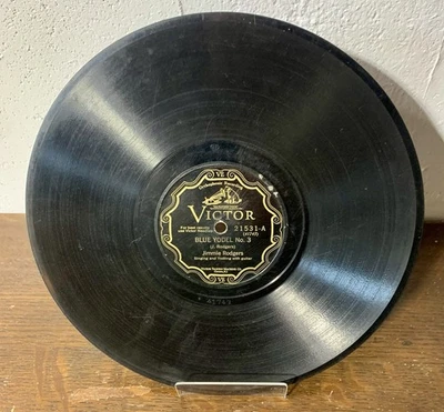 78 Jimmie Rodgers Victor 21531 Blue Yodel No. 3 / Never No Mo' Blues - Image 1 of 4