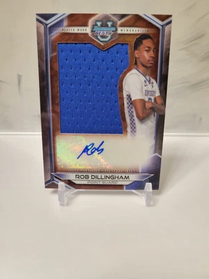 2023-24 Bowman Best U-Patch Auto Jumbo Robert Dillingham 🏀 - Image 1 of 2