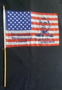 Original Obama Einweihungsflagge, authentisch, Souvenir 2009 Washington DC - Bild 1 von 6