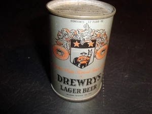 Um 1930 Drewrys Lager Bier Mini Dose gefüllt Briefbeschwerer, South Bend, Indiana - Bild 1 von 6