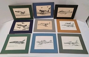 Aviazione Aereo Vintage Combat Warplane Pictures Robert L. Conely Lotto di 12 (5,5x7) - Foto 1 di 20