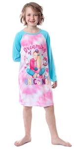 JoJo Siwa Girls' JoJo Dreaming of Unicorns Nightgown Pajama (S 6/6X) - Picture 1 of 3