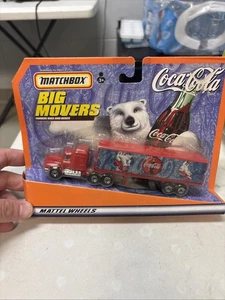 Matchbox Big Movers 1:87 Scale Mack Semi Truck & Trailer, Coca Cola - Picture 1 of 2