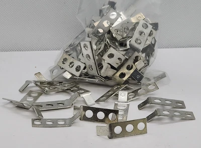 120Pc - TERMINAL BLOCK QUICK DISCONNECT 45° METAL CLIPS [RC 7-6] - Image 1 of 4