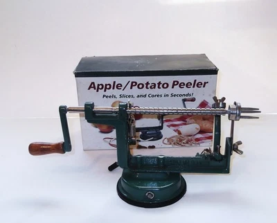 Vintage Apple/Potato Peeler Hand Crank Cast Iron Peels, Slices, And Cores Metal - Image 1 of 2