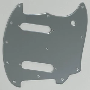 Golpeador de guitarra Mustang personalizado para serie OffSet espejo plateado - Imagen 1 de 4
