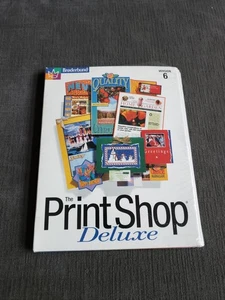 Broderbund The Print Shop Deluxe Version 6 Vintage 1998 - BRAND NEW SEALED!!  - Picture 1 of 7