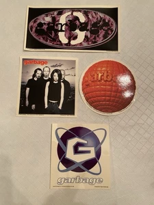 Vintage Garbage Stickers- Lot Of 4 - Picture 1 of 2