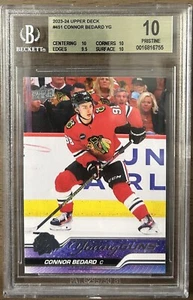 2023 2023-24 Upper Deck Young Guns Rookie #451 Connor Bedard BGS 10 PRISTINE RC - Picture 1 of 5