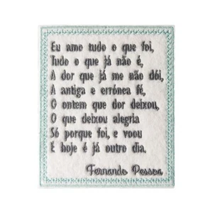 Fernando Pessoa Patch Embroidered Iron-On 4" - Picture 1 of 7