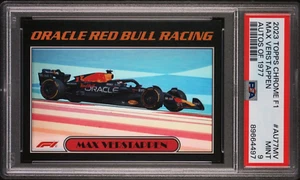 Max Verstappen 2023 Topps Chrome F1 Autos of 1977 Red Bull #AU77-MV PSA 9 MINT - Picture 1 of 3