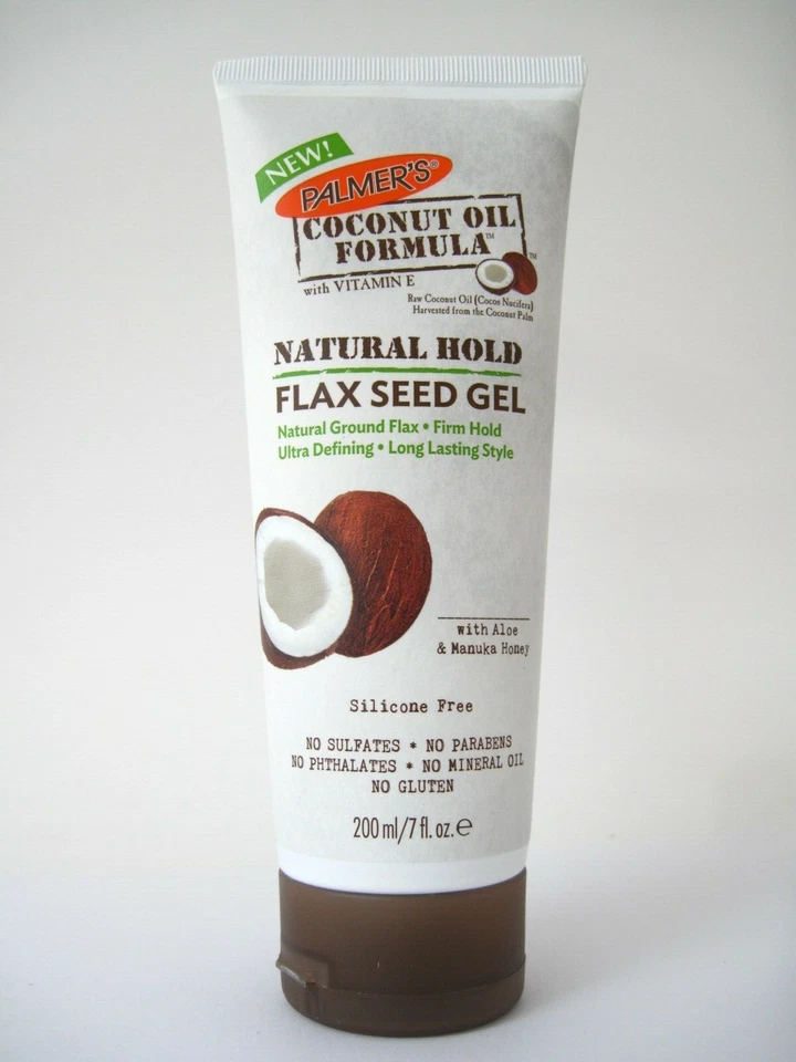 Gel de semillas de lino de retención natural Palmer's aceite de coco 7 oz Palmers Foto 1 de 2