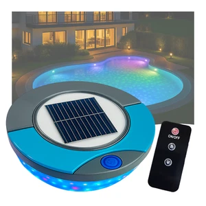 GAME Solar LED Pool Light – Floating Waterproof Color-Changing w/ Remote - Picture 1 of 9