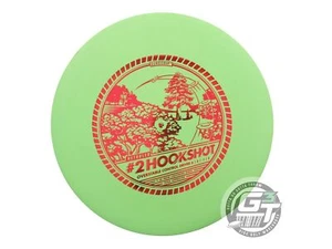 NEW Lightning SureGrip #2 Hookshot 178g Lime Red Foil Fairway Driver Golf Disc - Picture 1 of 1