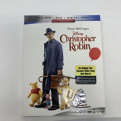 Christopher Robin Blu-Ray/DVD/Digital Code Brand New W Slipcover. Read Descripti - Image 1 of 4