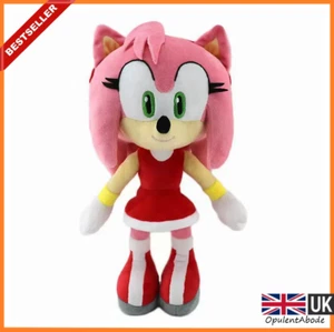 🌸Sonic the Hedgehog Amy Rose Plushie Stuffed video games Plush Toy SEGA 30cm🌸 - Picture 1 of 4