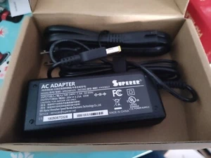 Superer 19.5V 4.62A AC Adapter Laptop Charger Power Supply Cord Wide Barrel - Picture 1 of 4