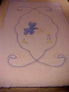 Vintage Baby Chenille mit Affe Gießblumen - Bild 1 von 5
