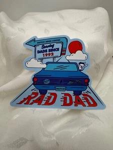 Dutch Bros Limited Edition Sticker Rad Dad Brand New - Picture 1 of 4