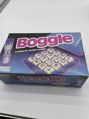90s VTG Boggle Classic Letter Cube Word Game Parker Brothers Complete w/Manuals - Image 1 of 4