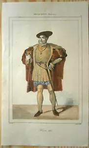 Impresión retrato 1842 ENRIQUE VIII, REY DE INGLATERRA, #95 - Imagen 1 de 1