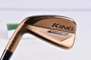 Left Hand Cobra King Forged Tec Copper #4 Iron / 21 Degree / Stiff Flex N.S.PRO - Picture 1 of 6
