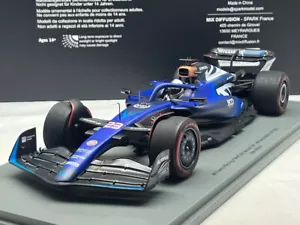 #23 Albon Williams FW45 800th Gp Inglese Gp 2023 Modellino F1 Auto 1/18 Spark - Foto 1 di 20