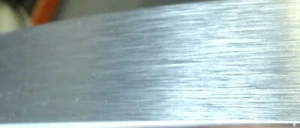 Aluminum Brushed Metal 1MM PVC edgebanding 2" x 120" with preglued adhesive - Picture 1 of 3
