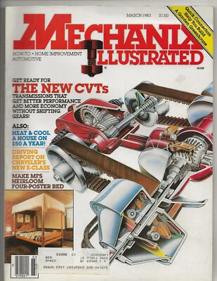 Mechanix Illustrated March 1983 Vintage How To Magazine Foto 1 de 2