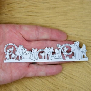 Metal Cutting Die Decorative Flowers Border, Card making, Scrapbooking A7 - Picture 1 of 4