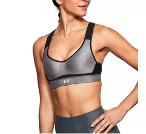 Under Armour Women's High Heathered Support Sports Bra 1313285 020 Size 38B NWT - Picture 1 of 6