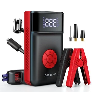 Car Jump Starter, 4000A Peak 24000mAh Battery Audew Andeman Jump Starter 12V - Bild 1 von 7