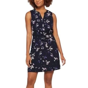 41 Hawthorn Claira Tie Waist Dress - Navy Blue NWT Size Medium - Picture 1 of 8