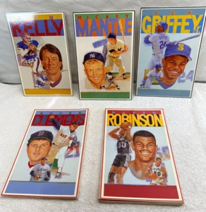 LOT OF ALLEN KAYES SPORTS CARDS MANTLE/GRIFFEY/ROBBINSON CLEMENS - Picture 1 of 2
