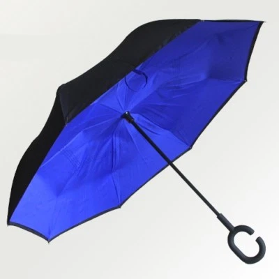 Зонт C-Handle перевернутый наизнанку/перевернутый/обратное открытие 20% скидка - Изображение 1 из 4