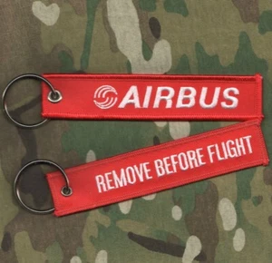 AIRBUS SAS GROUP FRANCE KEY-RING 2-PC: REMOVE BEFORE FLÜGHT - AIRBUS A-380 - Picture 1 of 6