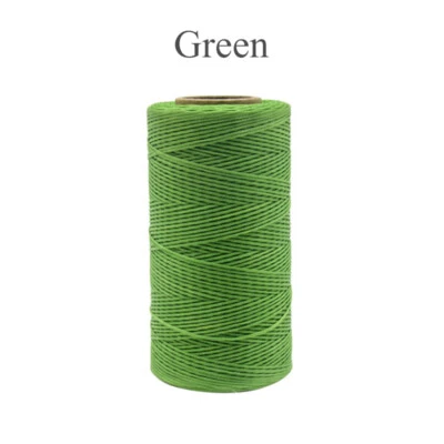 0.8mm Thickness Flat Waxed Thread Hand Stitching Leather Craft Sewing Line 50M - Image 1 of 4