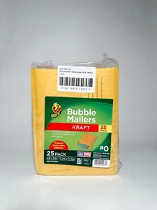 Ente Kraft Luftpolster Versandtaschen, #0 - 6 x 9 Zoll - (25er-Packung) selbstversiegelnd - Bild 1 von 6
