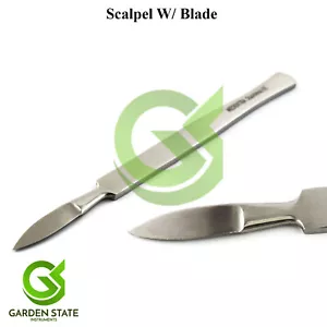 Instrumentos médicos de bisturí de hoja fija 14 cm podología quirúrgica y modelado de cera - Imagen 1 de 2