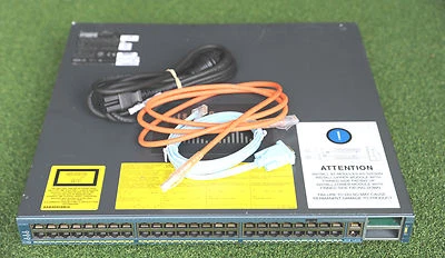 Cisco WS-C4948-10GE-S Catalyst 4948 10 Gigabit Ethernet Switch Dual Power Supply - Image 1 of 2