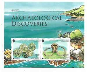 Jersey Europa 2025 Block nationale archäologische Ausgrabungen postfrisch - Bild 1 von 1