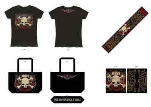 HYDE VAMPS SEX BLOOD ROCK N' ROLL Camiseta Bolso de Mano Silenciador Toalla Muñequera Conjunto de 4 - Imagen 1 de 2
