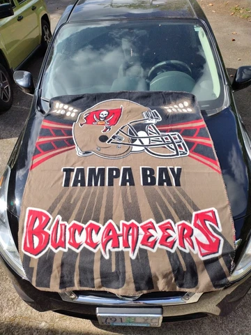 Tampa Bay Buccaneers Vintage Plush Blanket 50x40 Cover