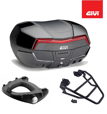 GIVI Koffer Kit Schwarz V58NNB + Platte CF Moto 700 MT 2024 Foto 1 de 4