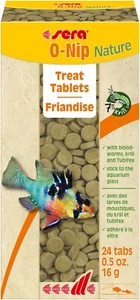 Sera O-nip Nature 16g - 24 Futtertabletten Leckerbissen Welstabletten MHD 11/24 - Bild 1 von 1