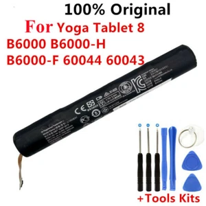 New For Yoga Tablet 8 B6000 B6000-H B6000-F6000mAh L13D2E31 L13C2E31 Battery - Zdjęcie 1 z 3