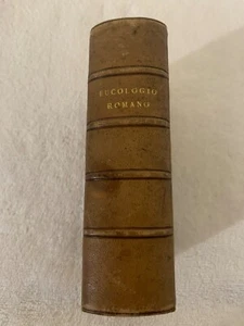 Eucologio Romano komplette Andacht Spanisch Paris 1873 Leder selten - Bild 1 von 12