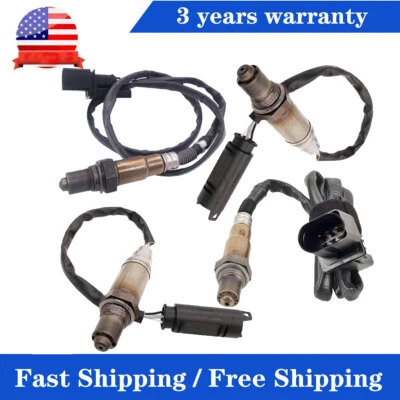 Sensor de oxigênio 4 peças para BMW 760I 760LI 6.0L e 545i 645ci 745i 745li 4,4L para cima+para baixo - Imagem 1 de 4