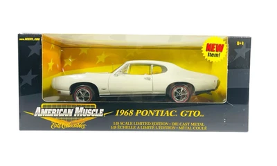 #36673 Ertl American Mu$cle White 1968 Pontiac GTO ~ Sealed 1:18 2003 Diecast - Image 1 of 4