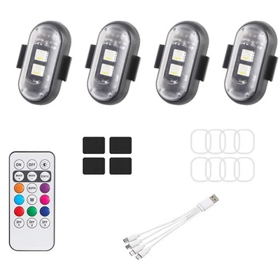 USB Charging Colorful LED Light for Motorcycles with Flexible Installation - Image 1 of 4